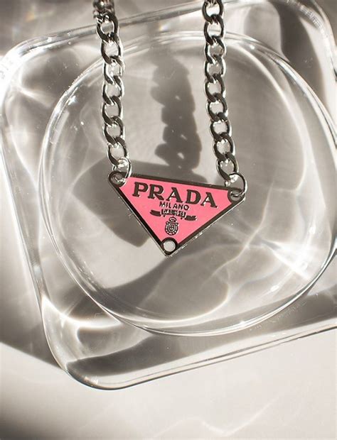 pink prada necklace|pink prada platform.